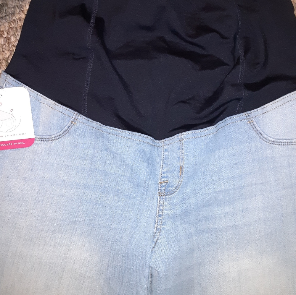 NEW MATERNITY LIGHT BLUE JEGGINS/JEANS - Picture 6 of 6